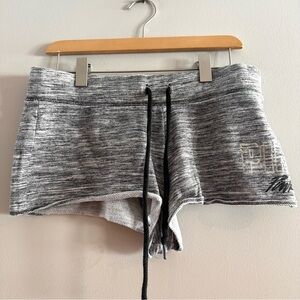 Vintage Y2K Victoria's Secret PINK Grey Low Rise Logo Booty Shorts Size Medium